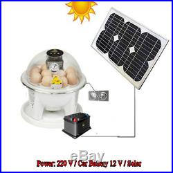 10 Egg Chicken Incubator Digital Fully Automatic, Battery & Solar powered