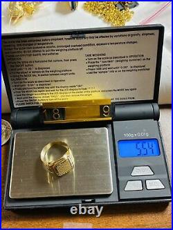 18K Fine 750 Saudi Gold Mens Women's Ring Fits 8.5-9 fast shipping 5.54g