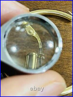 18K Fine 750 Saudi UAE Real Gold Womens Large Hoops Earring 3.2mm 3.53g 1.8