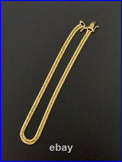 18K Saudi Gold Bracelet 2.43 grams Size 7.5 inches