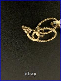 18K Saudi Gold Bracelet Size 7.25 inches 2.65 grams