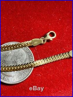 18K Saudi Gold Cleopatra Necklace With 17 Long