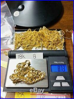 18K Saudi Gold Unisex Bracelet 8