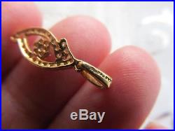 18ct Gold Eye Of Horus Diamond Encrusted Pendant Or Charm United Arab Emirates