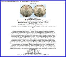 1964 SHARJA United Arab Emirates JOHN F KENNEDY Old Silver 5 Rupees Coin i100420