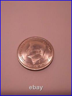 1964 Silver 5 Rupees of Sharjah Memorial of John F. Kennedy