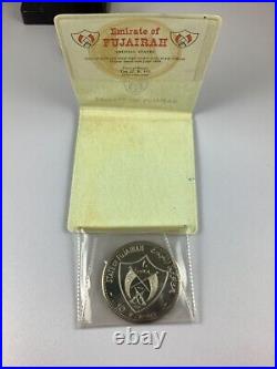 1970 Uae Fujairah 10 Riyals Apollo XIII Proof Coin