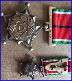 1971-1986 United Arab Emirates UAE 15 Union Anniversary Set Military Medal Badge