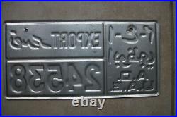 1986 Series Abu Dhabi, United Arab Emirates, Export Plate, Rare