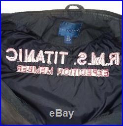 1996 R. M. S. Titanic Expedition Member Historic Souvenir Crew Jacket size M, VG