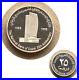 1998 United Arab Eimirates UAE 25 Dirhams Silver Coin 35 Anniversary Dubai Bank