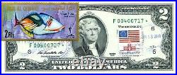 $2 Dollars 2013 Star Stamp Cancel From Al Quwain Uae Independence Day Value $500