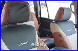 2007-2011 Toyota Camry Leather Seat Cover Custom Fit Full Set