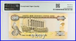 2008 United Arab Emirates 200 dirhams P31b BANKNOTE UNC PMG 67 022222983