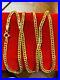 21K 875 FINE Saudi Gold Fine WOMEN’S Curb Necklace With 18 Chain 3mm USA Seller