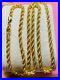 21K Fine Saudi Gold Womens Rope Chain Necklace With 20 Long 3.2mm 7.12g Fastship
