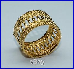 21k solid Gold Ring, stamped, US size no. 5, 2.164 grams