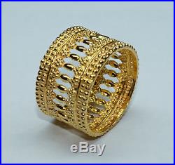 21k solid Gold Ring, stamped, US size no. 5, 2.164 grams