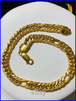 22K 916 Yellow Gold Fine Mens Womens Bracelet Fits 8.2 6.5mm USA Seller