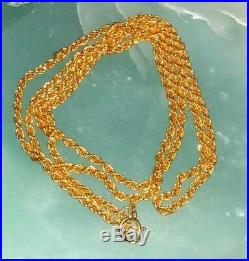 22K 916 Yellow Gold Necklace Link Chain 18.0 1.96g GOLD PRICE UP