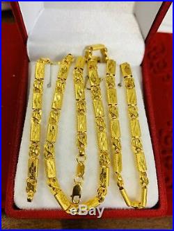 22K Saudi Gold Baht Chain Necklace With 18 Long | United ...