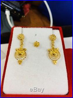 22K Saudi Gold Set Earring