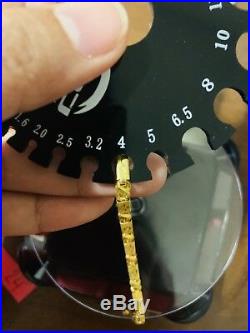 22K Saudi Gold Solid Bracelet Size 7.5