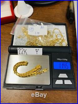 22K Saudi Gold Unisex Bracelet 7