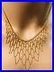 22K Saudi Gold Womens Layer Necklace With 16-17 Long chain 14.71g Fast Ship