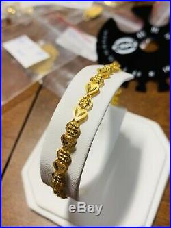 22K Saudi Gold women's Bracelet 8