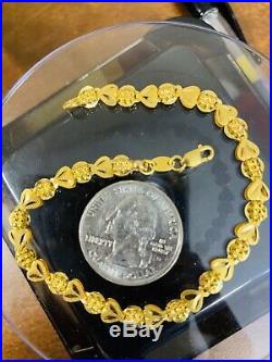 22K Saudi Gold women's Bracelet 8