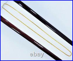 22K Solid Gold Chain Necklace 22 Wheat 1.4mm Thick Hallmarked 916 HIGH QUALITY