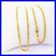 22K Solid Yellow Gold Chain Necklace 19.5 Franco Genuine Hallmark 916 GOLDSHINE