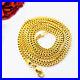 22K Solid Yellow Gold Chain Necklace 19.5 Franco Genuine Hallmark 916 GOLDSHINE