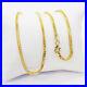 22K Solid Yellow Gold Chain Necklace 20 Franco Genuine Hallmarked 916 GOLDSHINE