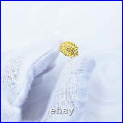 22K Solid Yellow Gold RING Size 4.75 Teens Women Genuine Hallmark 916 GOLDSHINE