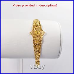 22K Solid Yellow Gold Women Bracelet 6.75 7.5 Genuine Hallmarked 916 PRETTY
