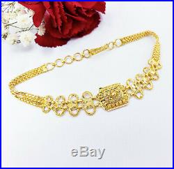 22K Solid Yellow Gold Women Bracelet 6.75-7.6 Genuine Hallmarked 916 GOLDSHINE