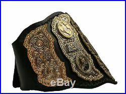 AEW World Heavyweight Championship leather Belt Zinc Plated