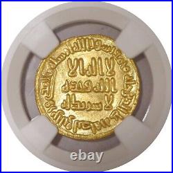 AH86 705 Islamic Dynasties Umayyad Abd al-Malik Gold Dinar NGC UNC Details