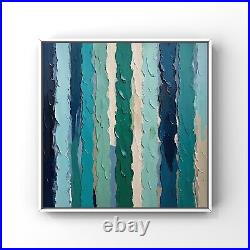 Abu Dhabi Abstract Art Print United Arab Emirates Beach Coast Landscape Seascape