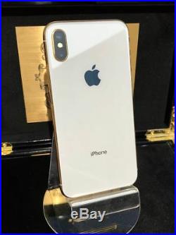 Apple iPhone 64GB Silver (Unlocked) A1865 / 24kt White & Gold Edition