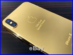 Apple iPhone X 256GB 24kt Gold Special Edition