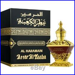 Attar Al Kaaba by Al Haramain Rose-Saffron-Musk-Wood-Vanilla-Amber Attar 25ml