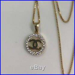 Authentic 100% Pure Gold 18k both Necklace & Pendant 18 Chain (2.8g)