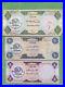 Banknotes from United Arab Emirates 5, 10 & 100 dirhams 1973