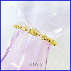 Bracelet GENUINE 22K Solid Yellow Gold 7.25 Women Teen Hallmark 916 Handcrafted