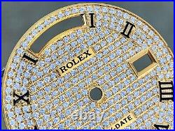 Brand New Day-Date President 18038 18238 118208 118238 Pave Diamond Dial