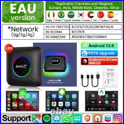 CarlinKit CarPlay Ai TV Box Android 13 SDM660 Wireless CarPlay Android Auto 4G