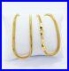 Chain Necklace GENUINE 22K 916 Solid Yellow Gold 20 Foxtail Octagon Shaped 3MM